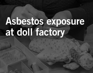 cancer caused by the inhalation of asbestos fibers